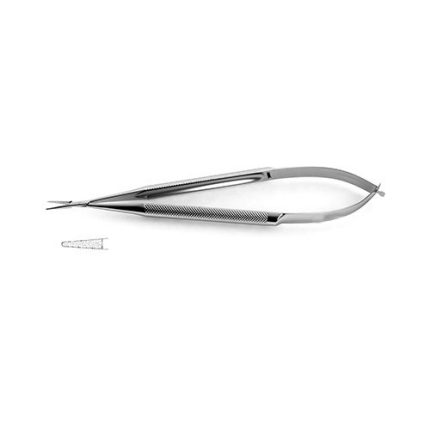 Micro Needle Holder - Tungsten Carbide Dusted Jaw