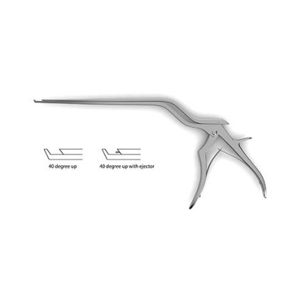 Bi-Color Ceramic Cut Bayonet Micro Kerrison Rongeur