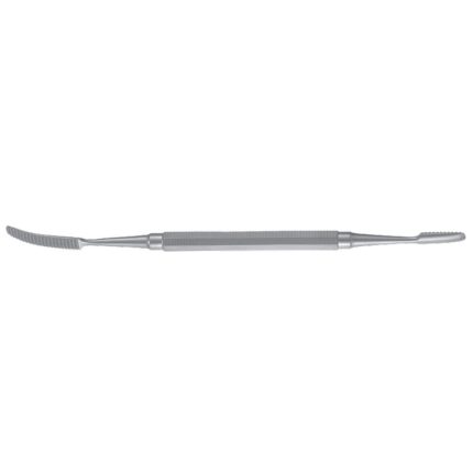 Double-Ended Large Small, Reverse Cut Miller Bone File