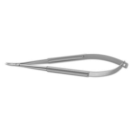 Micro Needle Holder - Round Fluted Handles