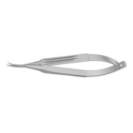 Castroviejo Corneal Section Scissors - Miniature Model, Wide Serrated Handle