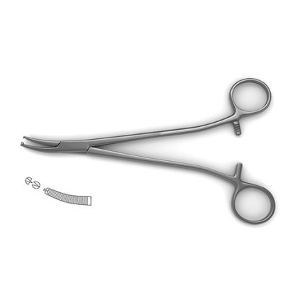 Faure Peritoneal Clamp Forceps