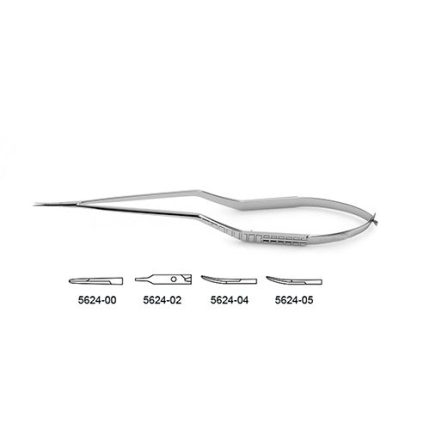 Micro Bayonet-Style Scissors - Flat Handle
