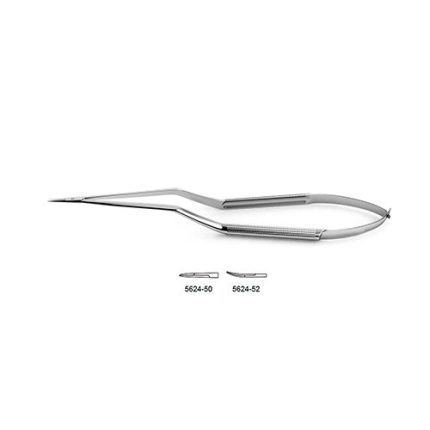 Micro Bayonet-Style Scissors - Round Handle