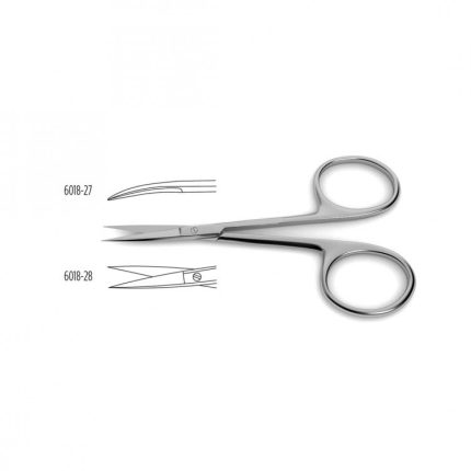 Iris Scissors - Delicate Blades, Large Finger Rings
