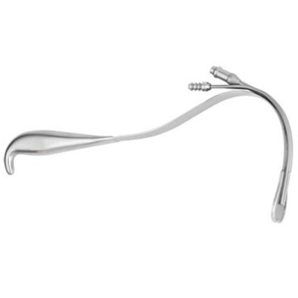Harrington retractor with suciton and FIBER OPTIC | Harrington suciton FIBER OPTIC Retractor